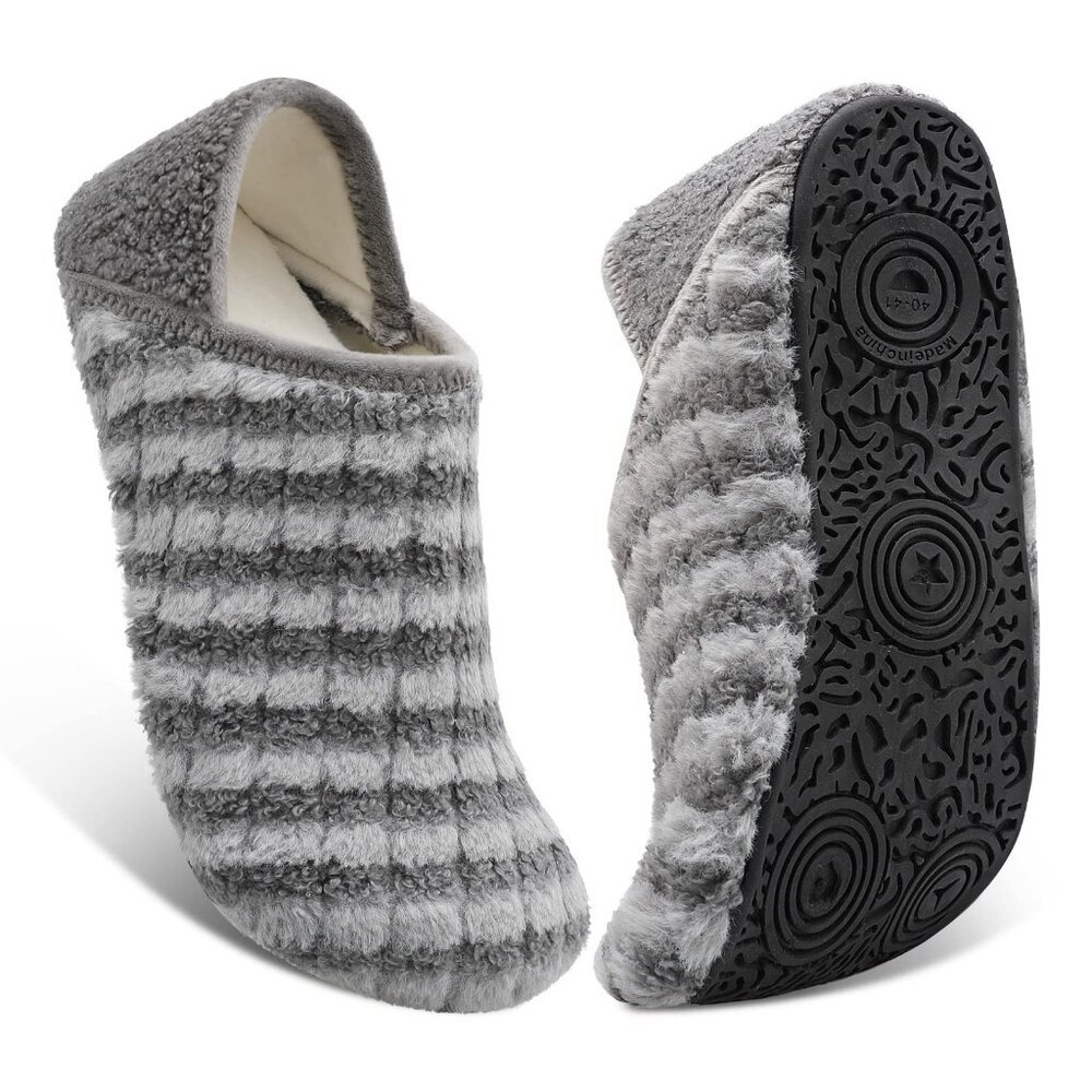 Unisex Non-Slip Rubber Sole Slippers Lightweight Indoor Outdoor Wear